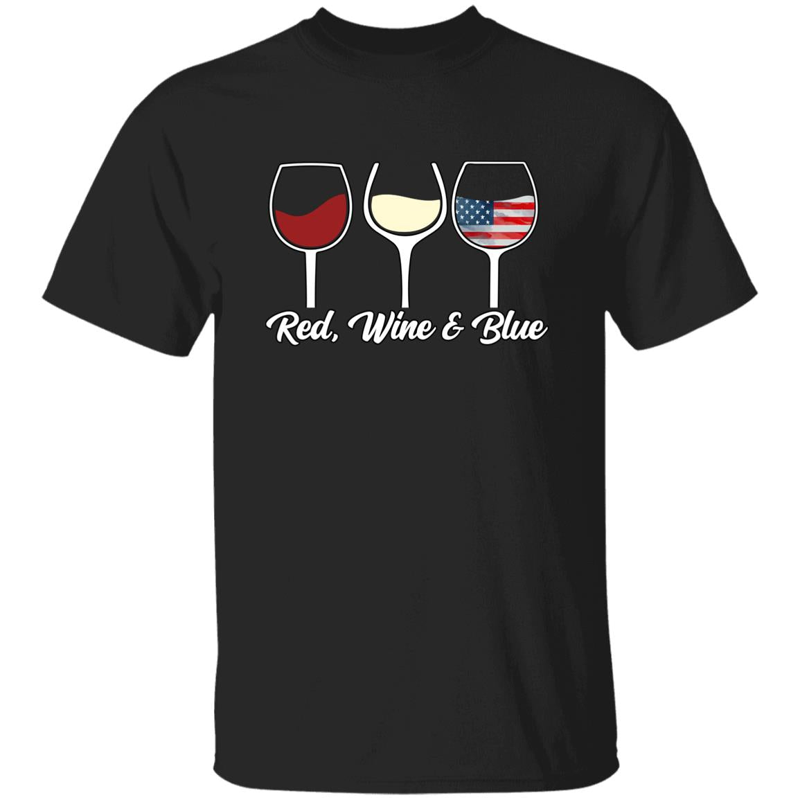 Red Wine & Blue Unisex T-Shirt