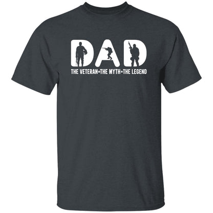 Dad The Veteran, the Myth, the Legend  T-Shirt