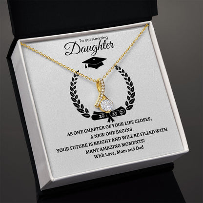 2023 Daughter Alluring Beauty Graduation Necklace