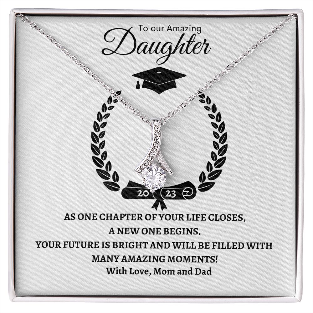 2023 Daughter Alluring Beauty Graduation Necklace